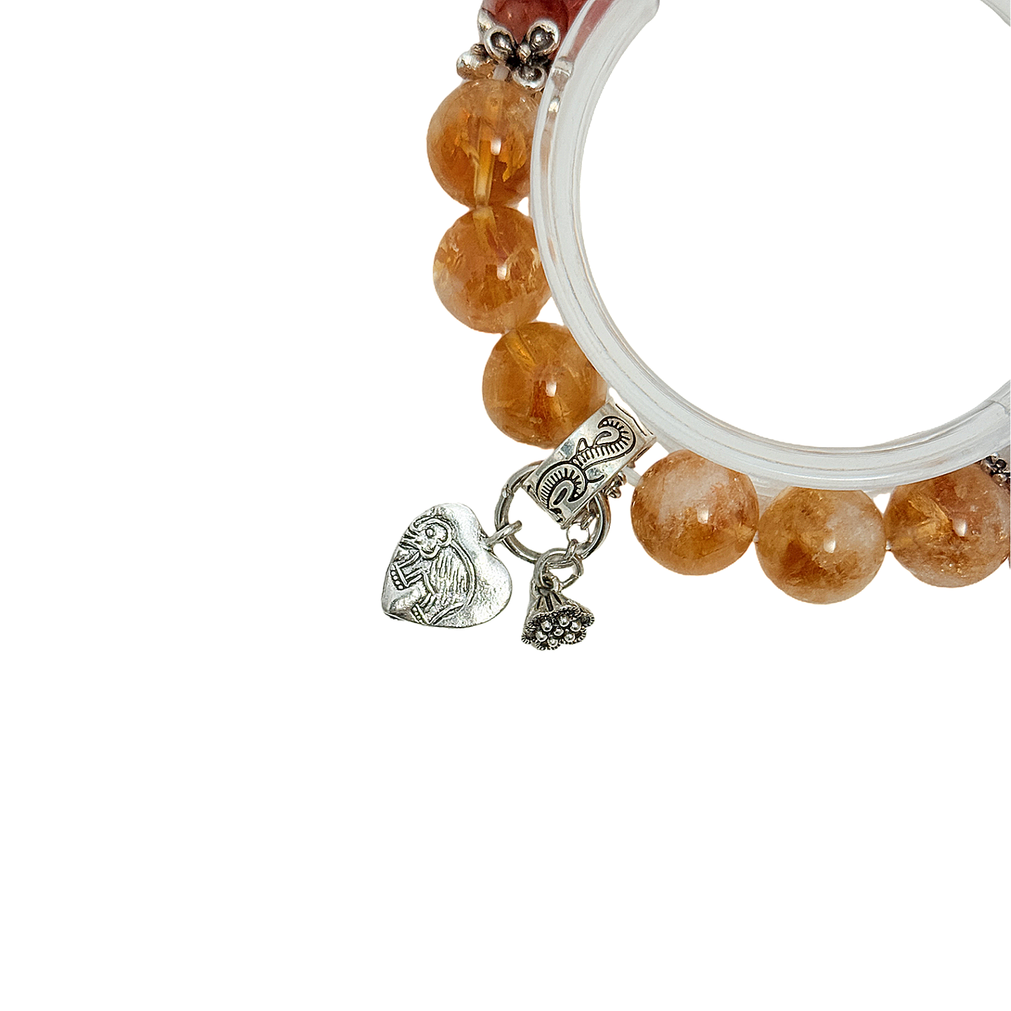 Golden Citrine Energy Crystal Bracelet