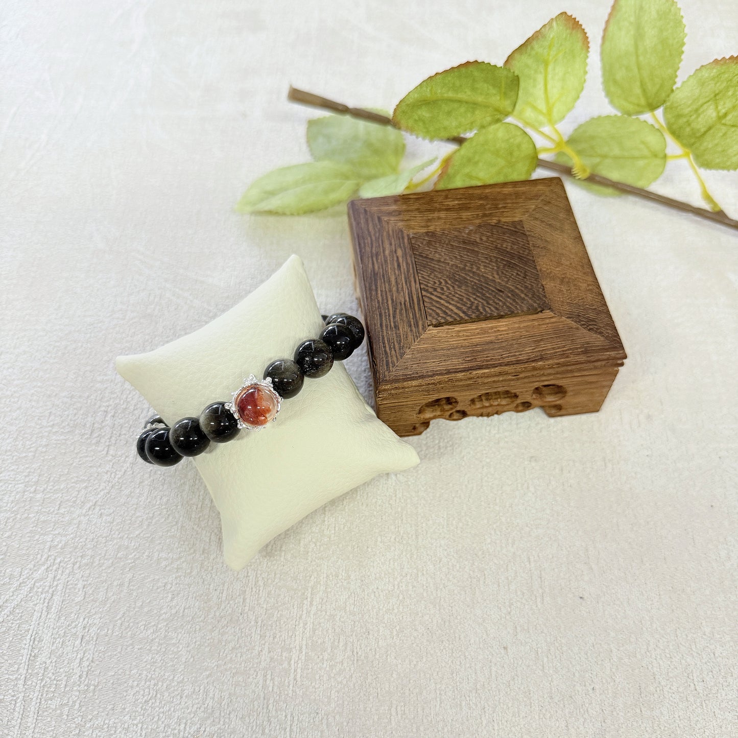 Obsidian Guardian Energy Crystal Bracelet