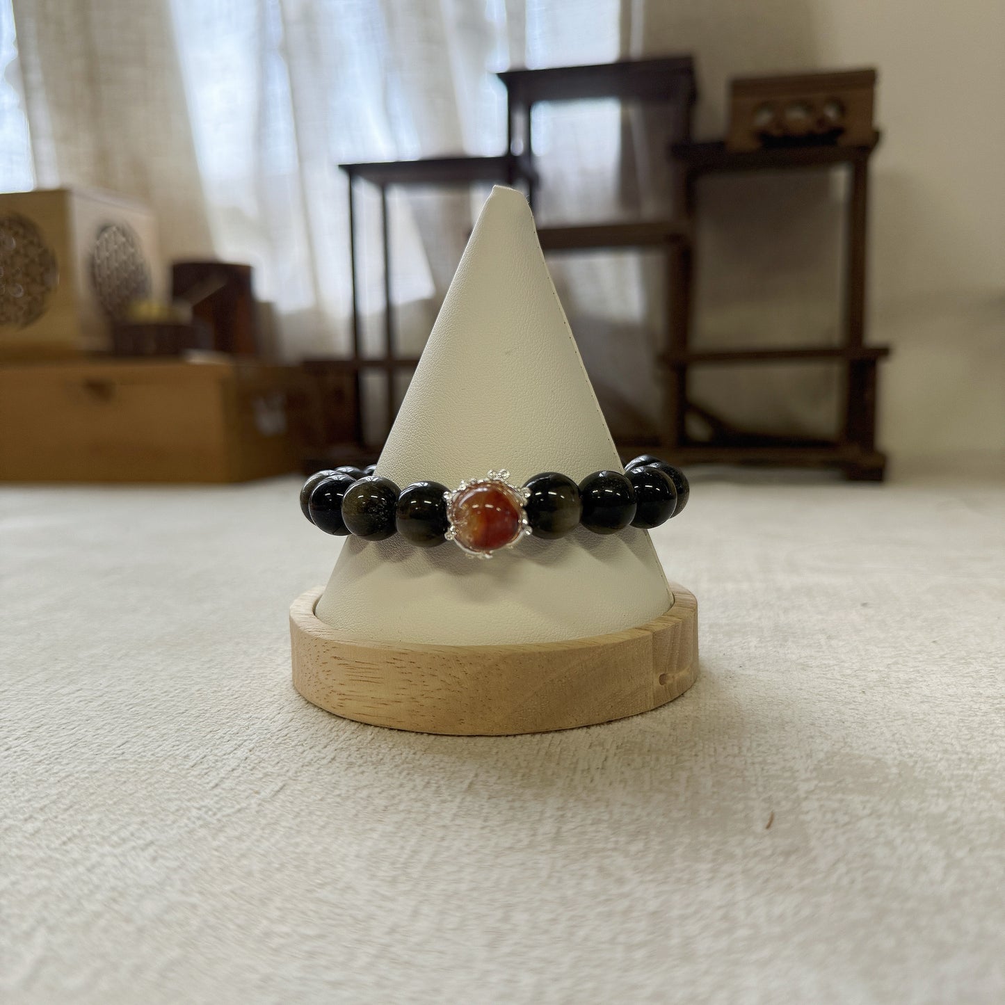 Obsidian Guardian Energy Crystal Bracelet