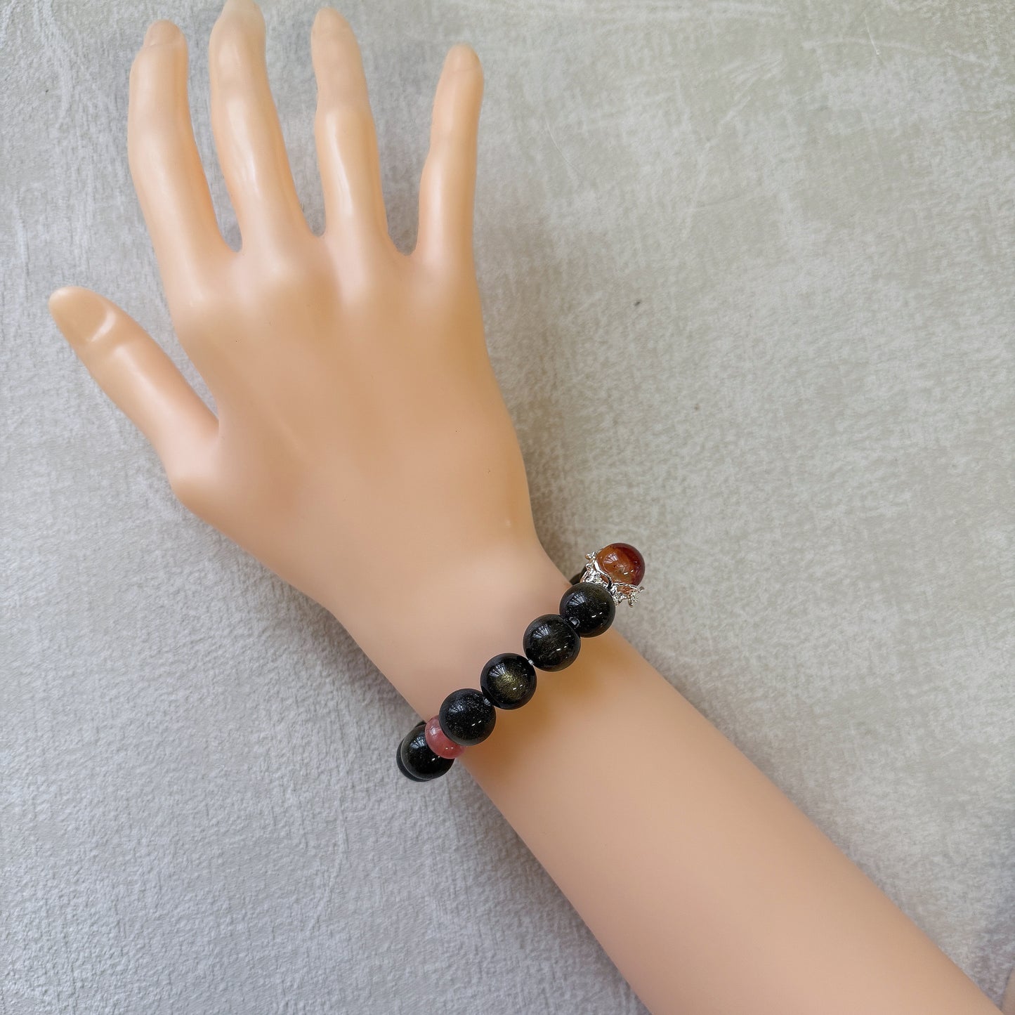 Obsidian Guardian Energy Crystal Bracelet